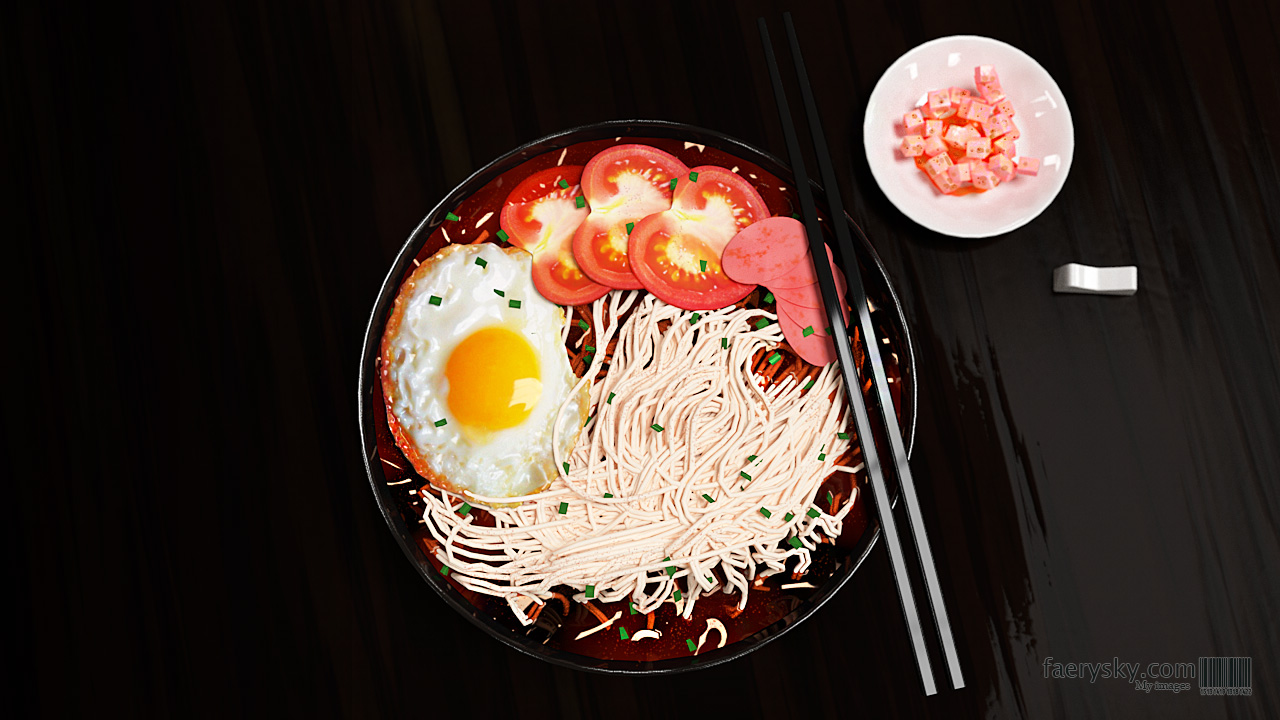 番茄煎蛋面